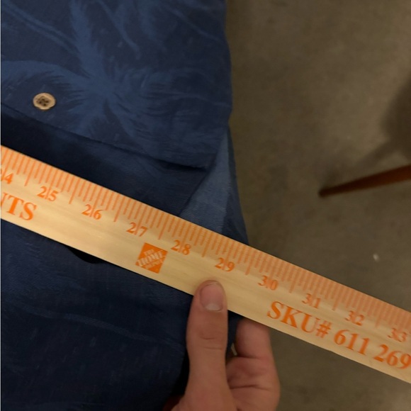 Blue Jamaica Jaxx Men’s Casual Button Down Shortsleeve Shirt Collared XL100%SILK - Picture 10 of 13